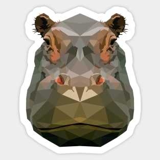 Hippo Sticker